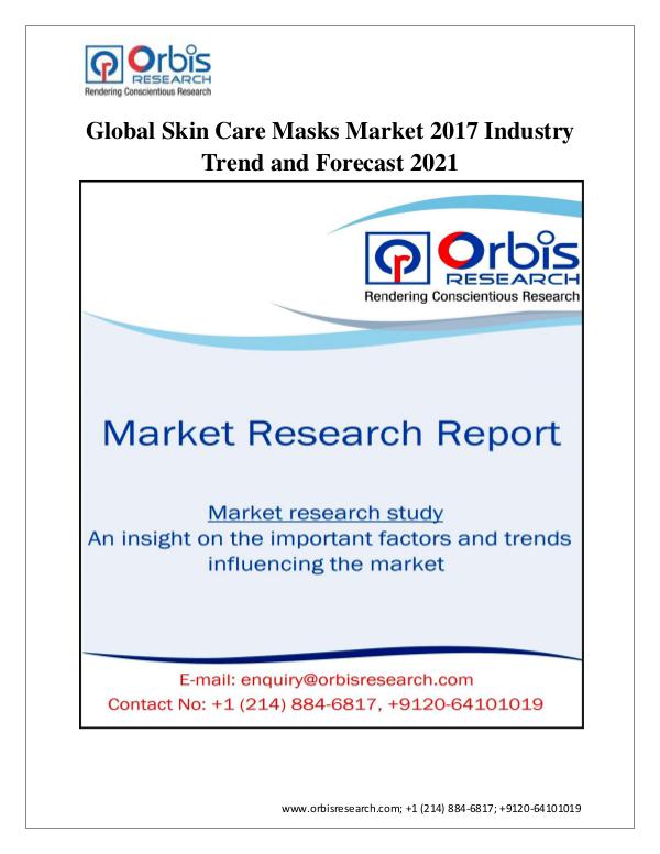 Global Skin Care Masks Market Global Skin Care Masks Market