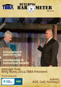 TBBA Building Barometer 2013 Fall Issue