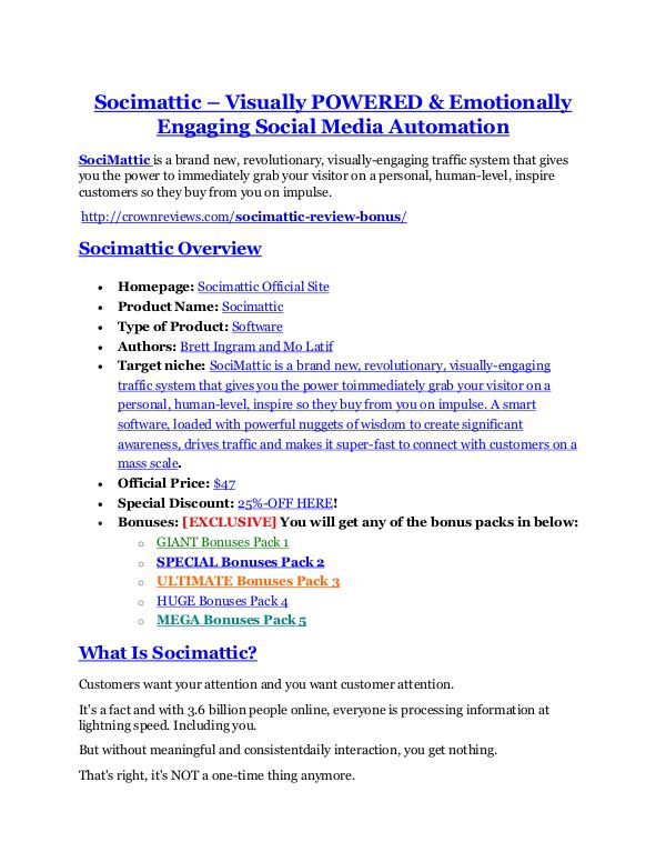 Socimattic review & bonus - I was Shocked!