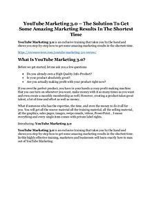 Youtube Marketing 3.0 review-(MEGA) $23,500 bonus of Youtube Marketing 3.0