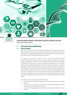 Global Non Invasive Prenatal Testing Market Survey 2017-2023