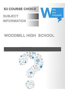 S2/S3 Course Choice Booklet 2018