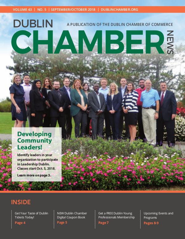 Sept./Oct. 2018 Dublin Chamber News DCCSeptOctNews18Online