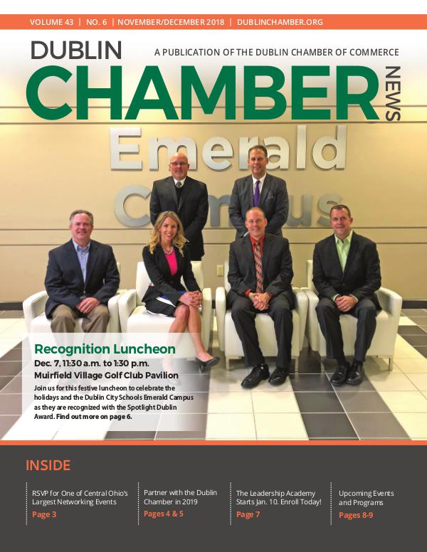 2018 November December Dublin Chamber News DCCNovDecNews18FinalOnline