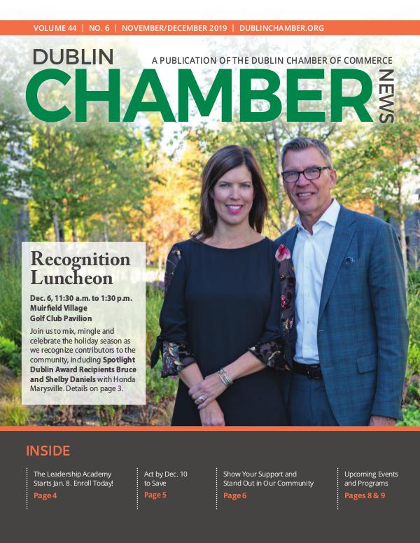 Dublin Chamber November December 2019 Magazine DCCNewsNovDec2019Online