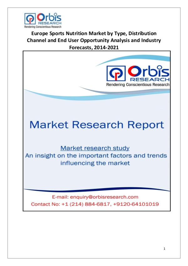 2014-2022 Europe Sports Nutrition Market