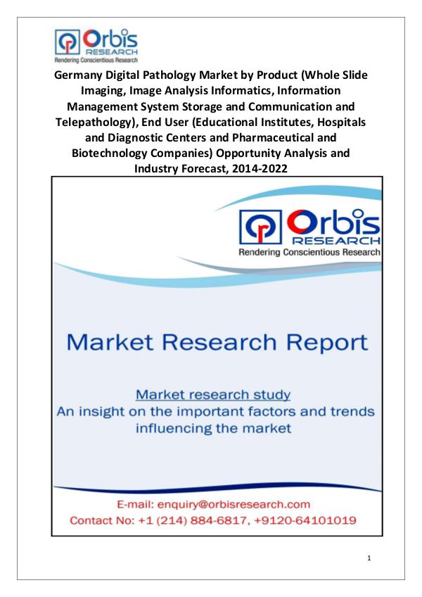 Germany Digital Pathology Market 2022 Report