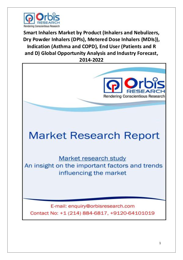 Market Report Study Globally Smart Inhalers Market 2014