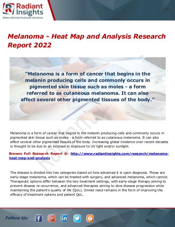 Melanoma - Heat Map and Analysis