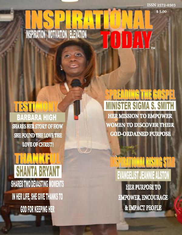 Inspirational Today Quarterly Magazine Issue. 02 Inspirational Today Quarterly Magazine