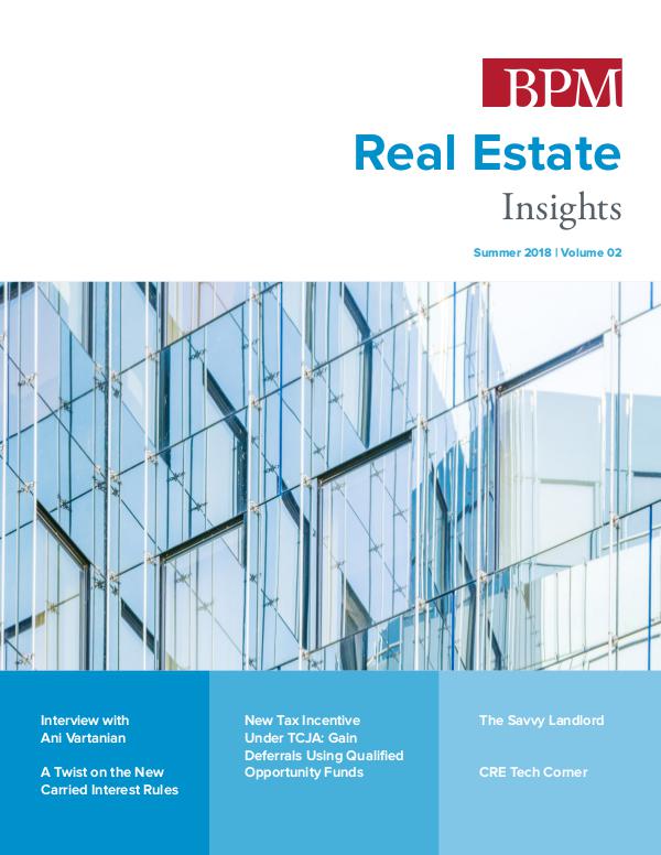 Real Estate Insights Volume 02 | Summer 2018