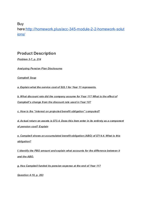 ACC 345 Module 2-2 Homework (solutions) SNHU