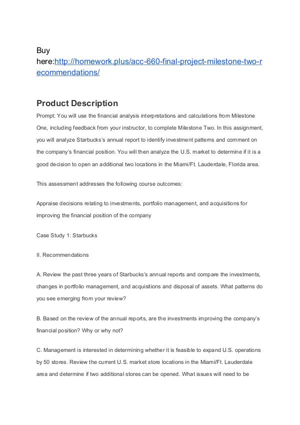 ACC 660 Module Four Presentation Financial Health SNHU