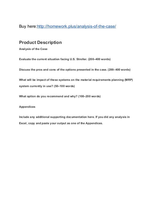 Analysis of the Case SNHU