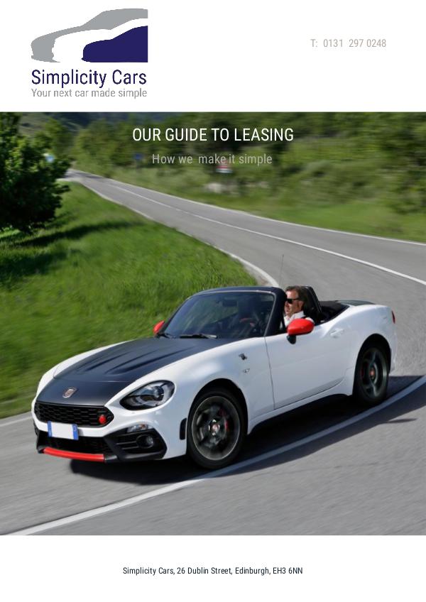 Simplicity Cars Leasing Guide vol 1