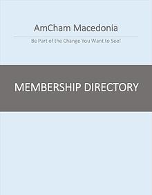 AmCham Macedonia Membership Directory