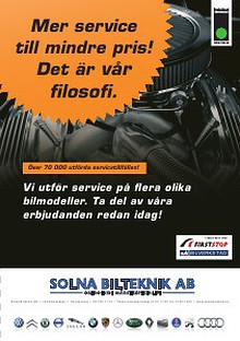 Solna bilteknik  - Sommarerbjudande