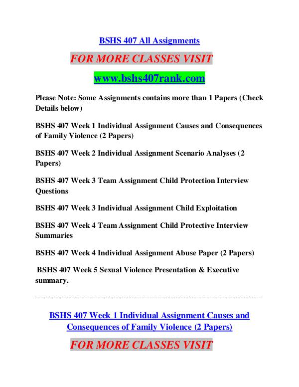 BSHS 407 RANK Career Begins/bshs407rank.com BSHS 407 RANK Career Begins/bshs407rank.com