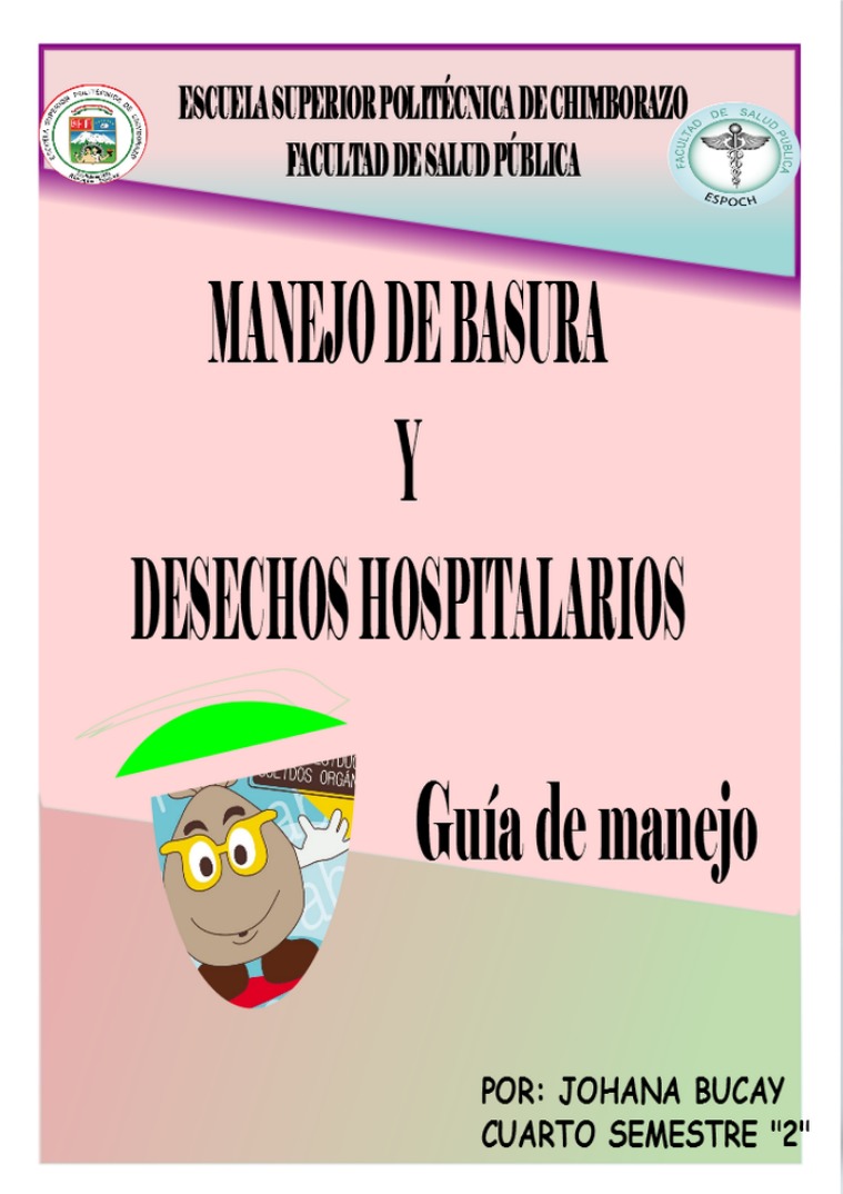 manejo de basuras y desechos hospitalarios MANEJHO DE BASURAS