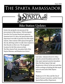 Sparta Area Chamber of Commerce Newsletter