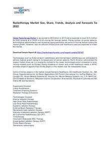 Radiotherapy Market Size, Share, Trends To 2021