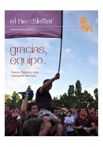 el newsletter de la camada 87 noviembre 2013