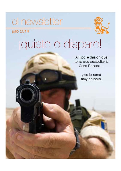 el newsletter de la camada 87 Julio 2014