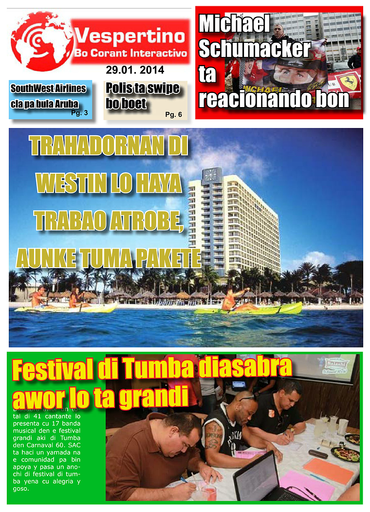 Edicion 29 di Januari 2014