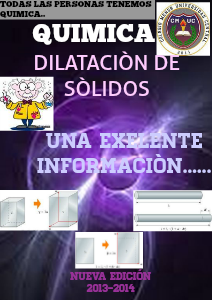 Dilatación de Sólidos. 9pm