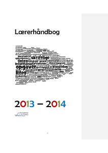 Lærerhåndbogen, 2013 vol, 1