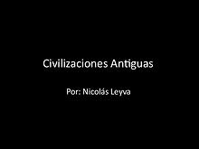 CIVILIZACIONES ANTIGUAS