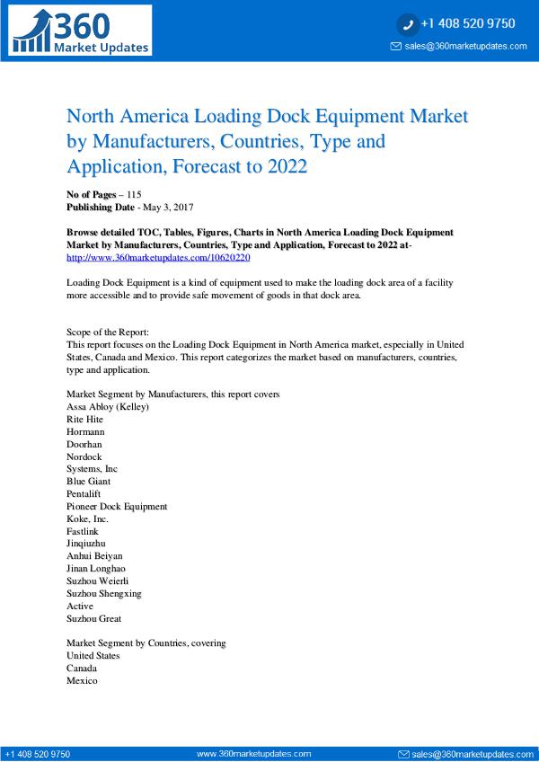 Reports- Loading Dock Equipment Market