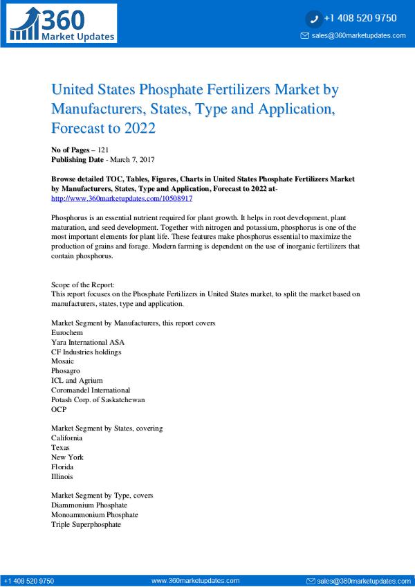 Reports- Phosphate Fertilizers Market Segmentation