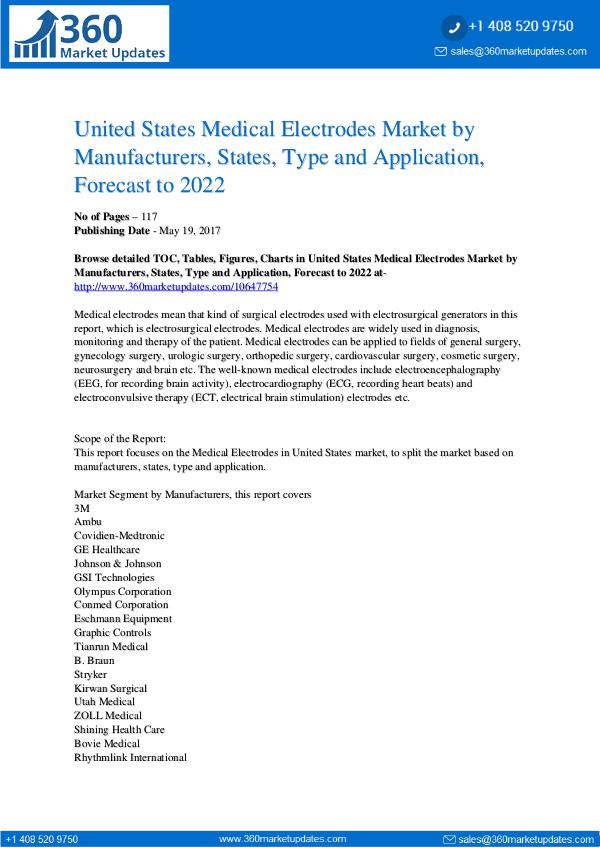 Reports- Medical Electrodes Market Growth Analysis