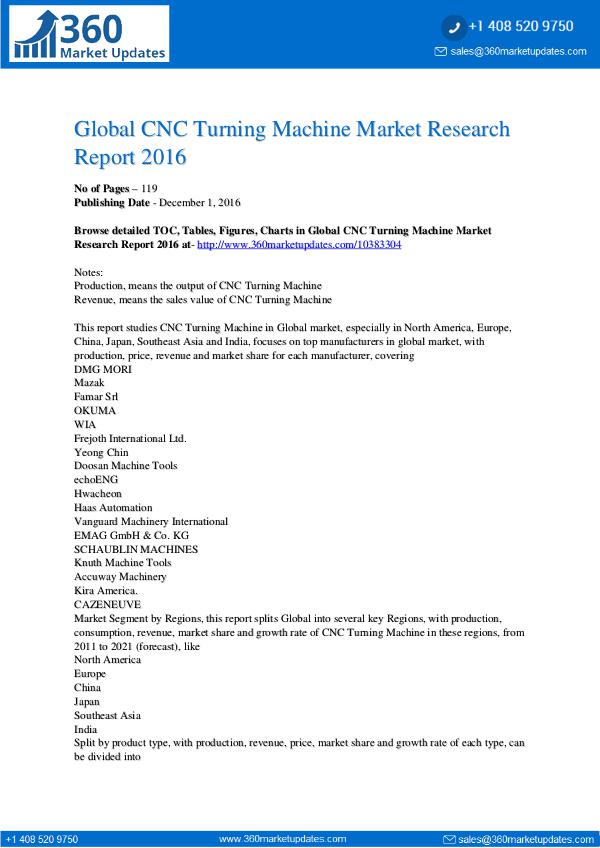 Report- CNC-Turning-Machine-Market-Research-Report-2016