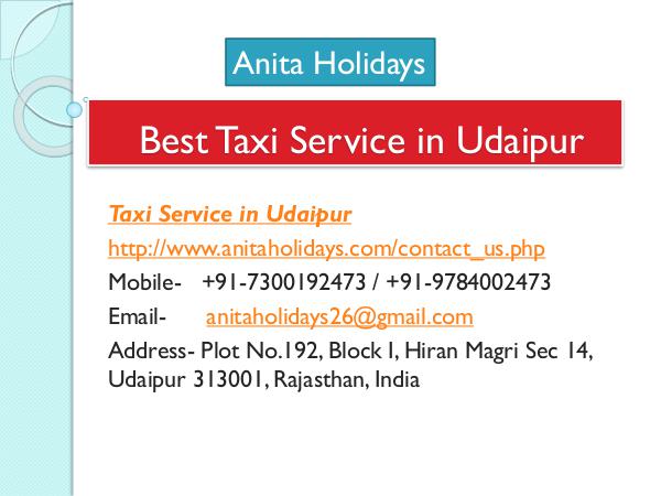 Best Taxi Service in Udaipur Best Taxi Service in Udaipur