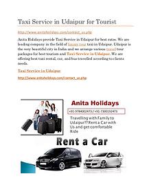 Taxi Service in Udaipur Full Day