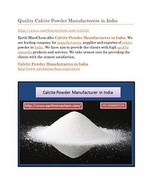 Calcite Powder Manufacturer in India