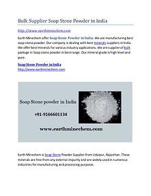 Soap Stone powder in India