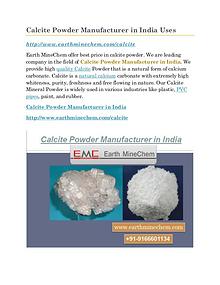 Calcite Powder Manufacturer in India