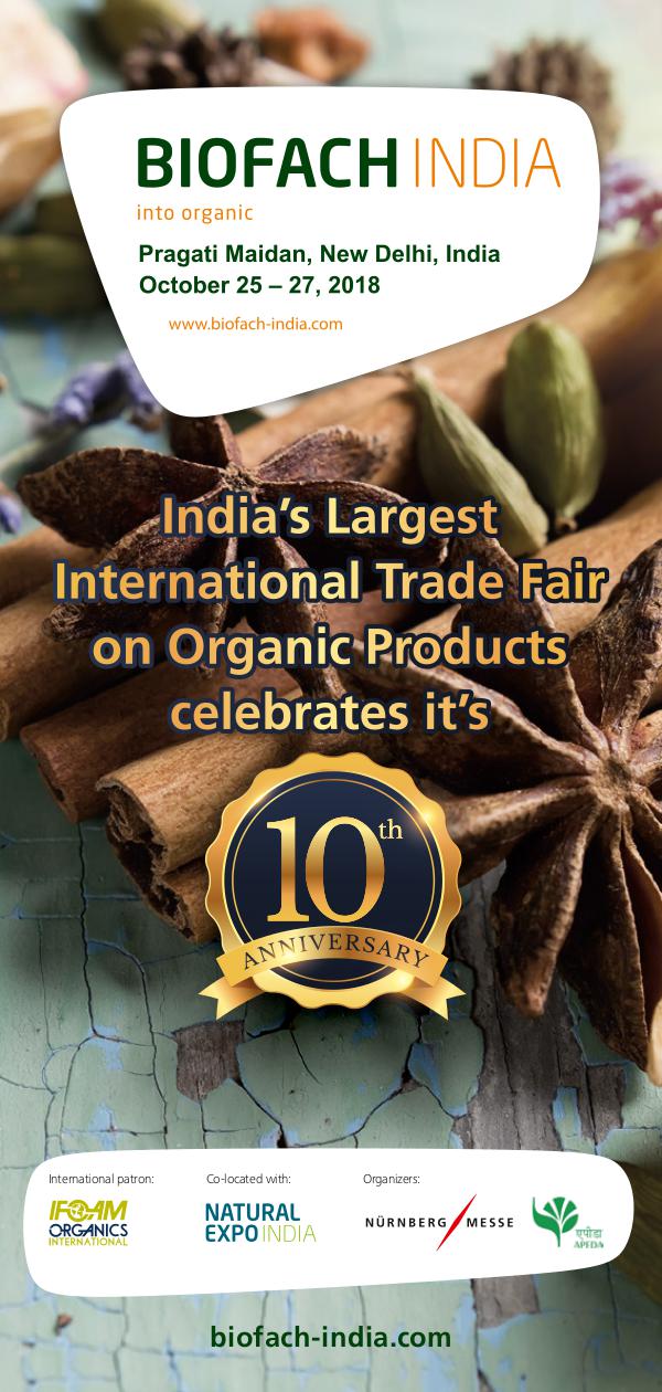 BIOFACH INDIA 10th Anniversary Edition