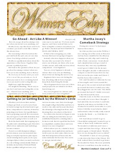 Winners Edge Issue 1