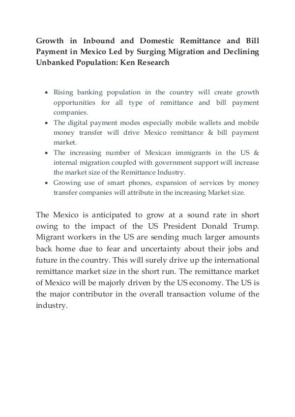 US Mexico Remittance Corridor,Number of Debit Card