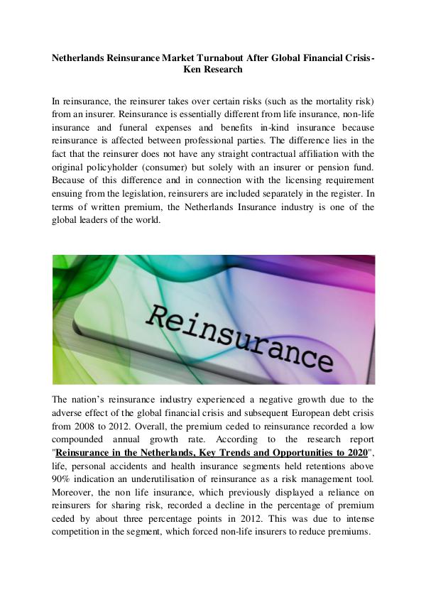 Netherlands insurance industry research,Europe ins