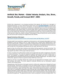 Artificial Disc Market Growth, Trend, Price, Demand and Forecast