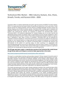 Technetium-99m Market Trends and Industry Forecast 2016 – 2024