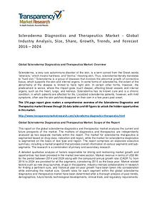 Scleroderma Diagnostics and Therapeutics Market