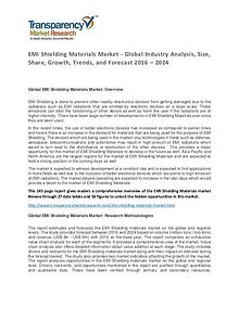 EMI Shielding Materials Global Market Analysis 2016 and Forecast