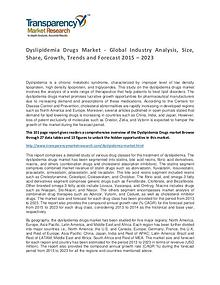 Dyslipidemia Drugs Global Market Analysis 2015 and Forecasts to 2023