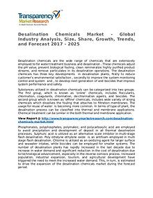 Desalination Chemicals Market Research Report and Forecast up to 2025